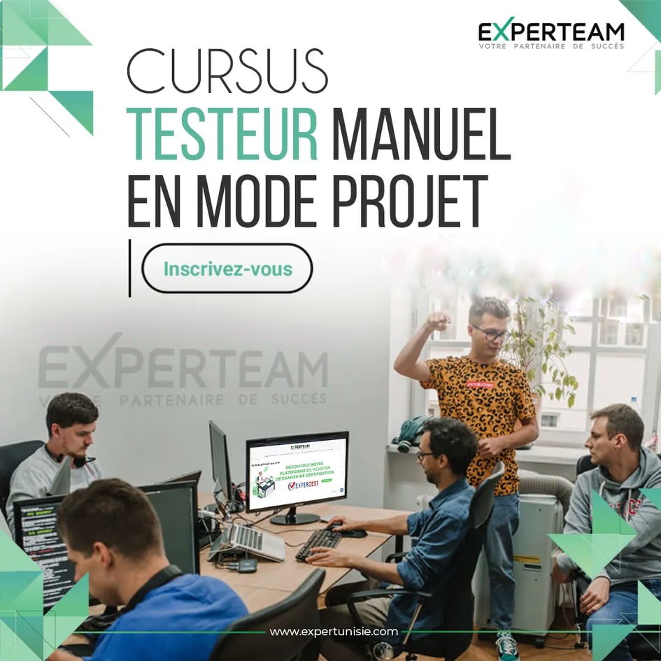 curcus testeur manuel en mode projet